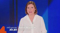 Il nuovo appuntamento con Bianca Berlinguer: dall'8 gennaio alle 20.30