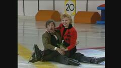 Il ridicolo ballo di Marco Columbro e Lorella Cuccarini a Bellezze sulla neve