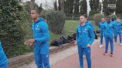 Le staffette azzurre si allenano a Roma