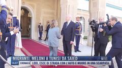 Breaking News delle 14.00 | Migranti, Meloni a Tunisi da Saied