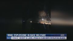Breaking News delle 14.00 | Iraq, esplosione in base militare