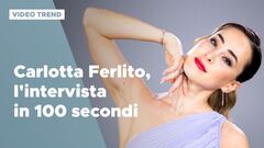 Carlotta Ferlito, l'intervista in 100 secondi