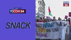 Napoli, studenti in corteo contro Vannacci: scontri con la polizia