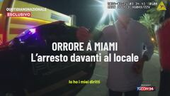 Miami, studente italiano arrestato: nuovo video