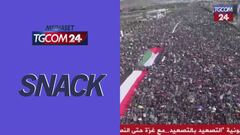 Yemen, oceanica manifestazione pro Palestina