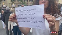 Napoli, genitori in piazza per chiedere più sicurezza