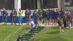 Ecco l'Italia! L'ingresso in campo a Iserlohn