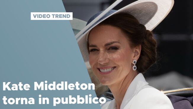 Kate Middleton torna in pubblico: le immagini della principessa del Galles al Trooping the Colour