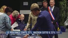 Breaking News delle 14.00 | Le Pen vince con il 33%, Macron sotto il 22%