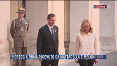 Breaking News delle 14.00 | Herzog a Roma, ricevuto da Mattarella e Meloni