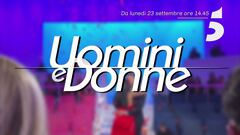 Uomini e Donne ritorna lunedì 23 settembre