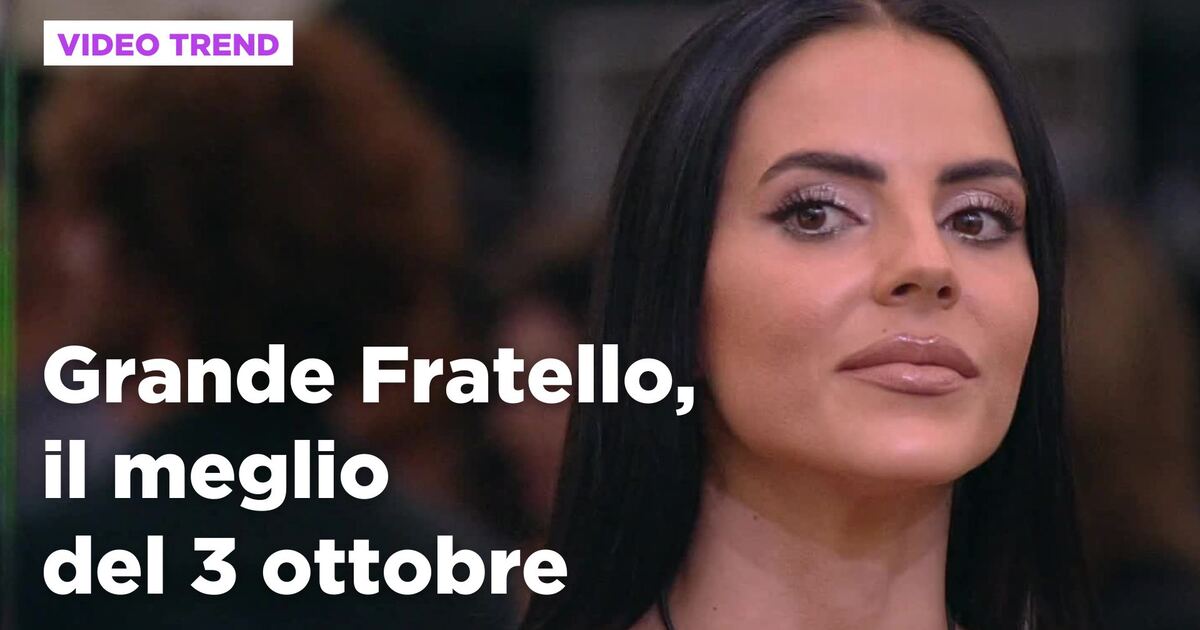 Grande Fratello, il meglio del 3 ottobre