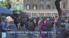 Breaking News delle 21.30 | Scontri corteo pro Palestina, fermi e feriti