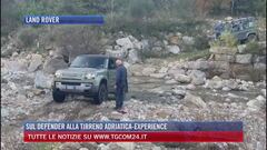 Sul Land Rover Defender alla Tirreno-Adriatica Experience 2024