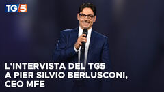 Mfe-MediaForEurope, Pier Silvio Berlusconi al Tg5: "Superata ogni previsione"