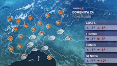 Meteo del 24 novembre