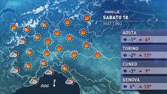 Meteo del 18 gennaio