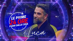 Le prime 24h fuori dalla Casa di Luca Calvani