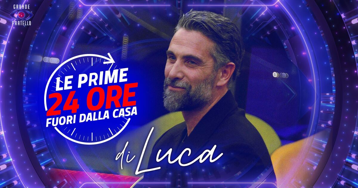 Le prime 24h fuori dalla Casa di Luca Calvani