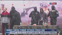 Breaking News delle 14.00 | Hamas libera cinque ostaggi israeliani