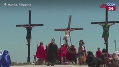 Filippine, a Manila rievocata la crocifissione di Gesù Cristo