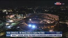 Breaking News delle 09.00 | Via Crucis, in migliaia a San Pietro