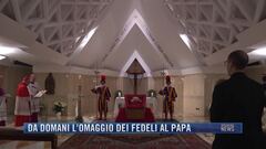 Breaking News delle 21.30 | Da domani l'omaggio dei fedeli al Papa