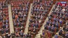Papa Francesco, il minuto di silenzio a Montecitorio