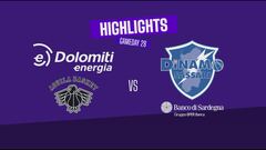 Trento-Sassari 95-77: gli highlights