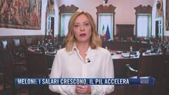 Breaking News delle 21.30 | Meloni: i salari crescono. Il Pil accelera