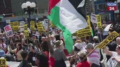 New York, migliaia in piazza per chiedere più diritti per i lavoratori e la fine della guerra a Gaza