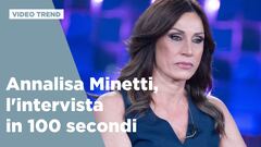 Annalisa Minetti, l'intervista in 100 secondi