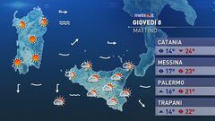 Meteo dell'8 maggio, 08:30