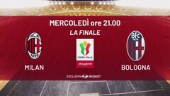 Milan-Bologna: la Finale - mercoledì 14 maggio alle 21.00