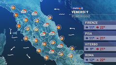 Meteo del 9 maggio