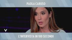 Paola Caruso, l'intervista in 100 secondi