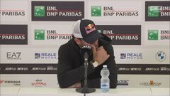Berrettini provato in conferenza: "Non volevo ritirarmi"