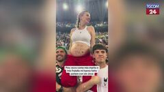 Col pancione al concerto di Jovanotti: il video è virale