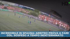 Incredibile in Spagna: arbitro prova a fare gol. Sospeso a tempo indeterminato
