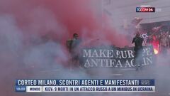 Breaking News delle 18.00 | Corteo Milano, scontri agenti e manifestanti