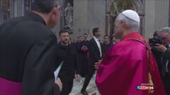 Vaticano, Papa Leone XIV incontra Zelensky