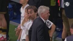 Il saluto del Bernabeu a Modric