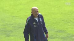 Spalletti, ecco l'ultimo allenamento da ct della Nazionale