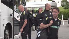 La Juventus è atterrata a Los Angeles: le immagini