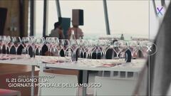 World Lambrusco Day: il vino spumeggiante d'Emilia incontra il cielo del Monte Bianco