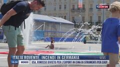 Breaking News delle 16.00 | Italia rovente, incendi in Germania
