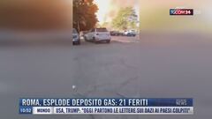 Breaking News delle 11.00 | Roma, esplode deposito gas: 21 feriti