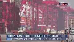 Breaking News delle 11.00 | Trump firma rinvio dei dazi Ue al 1° agosto