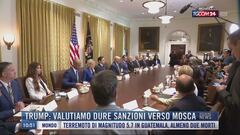 Breaking News delle 11.00 | Trump: valutiamo dure sanzioni verso Mosca