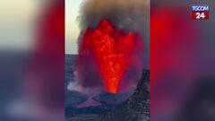 L'eruzione del Vulcano Kilauea è spettacolare, fontane di lava alte 365 metri